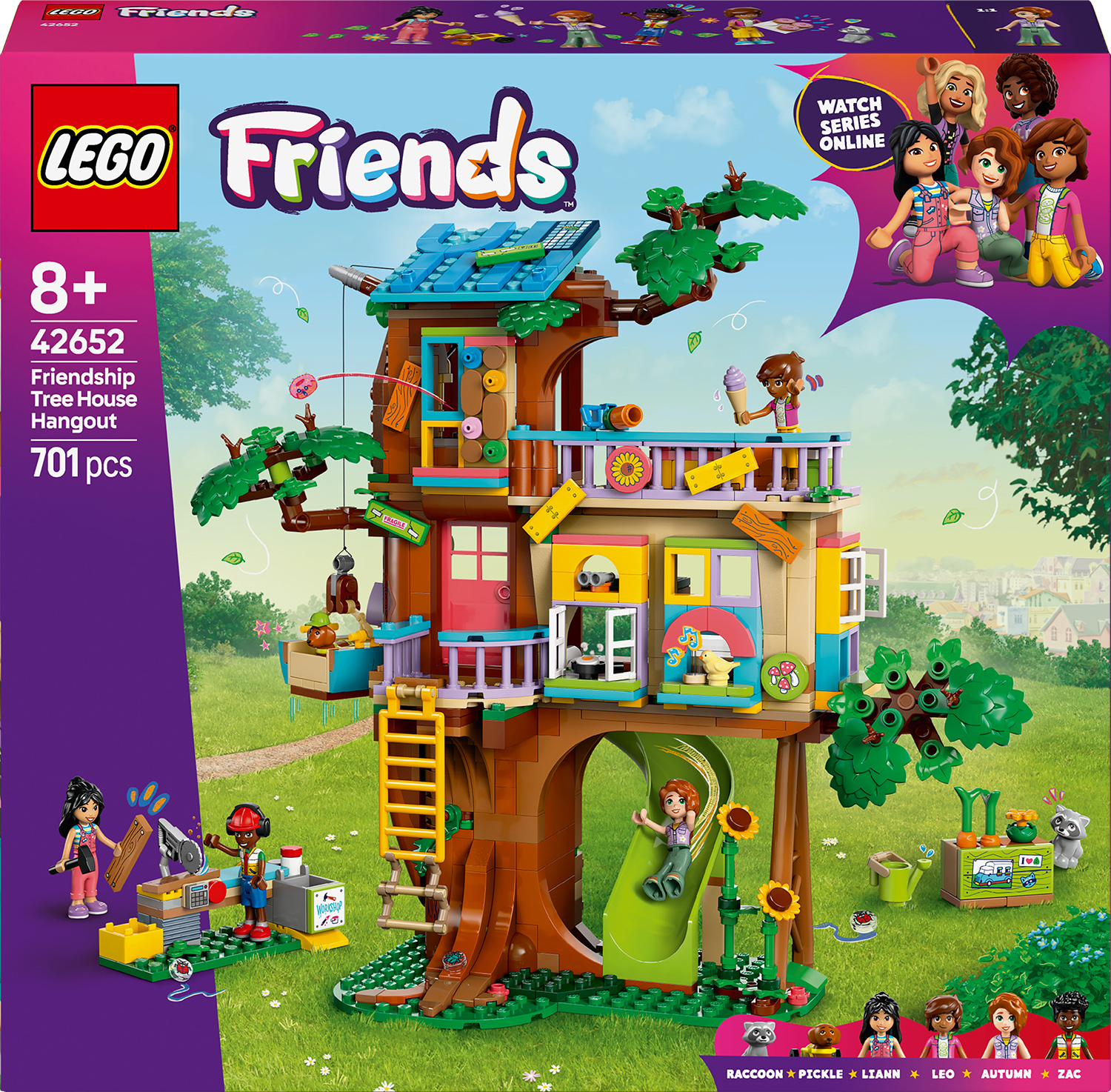 Constructor LEGO Friends - Întâlnire în casa din copac a prieteniei (42652)