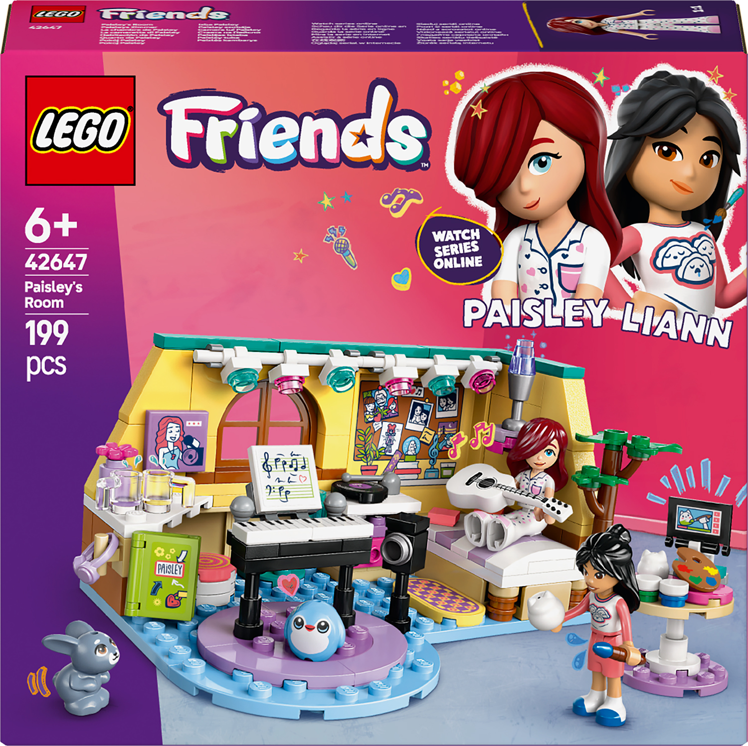 Constructor LEGO Friends - Cameră lui Paisley (42647)