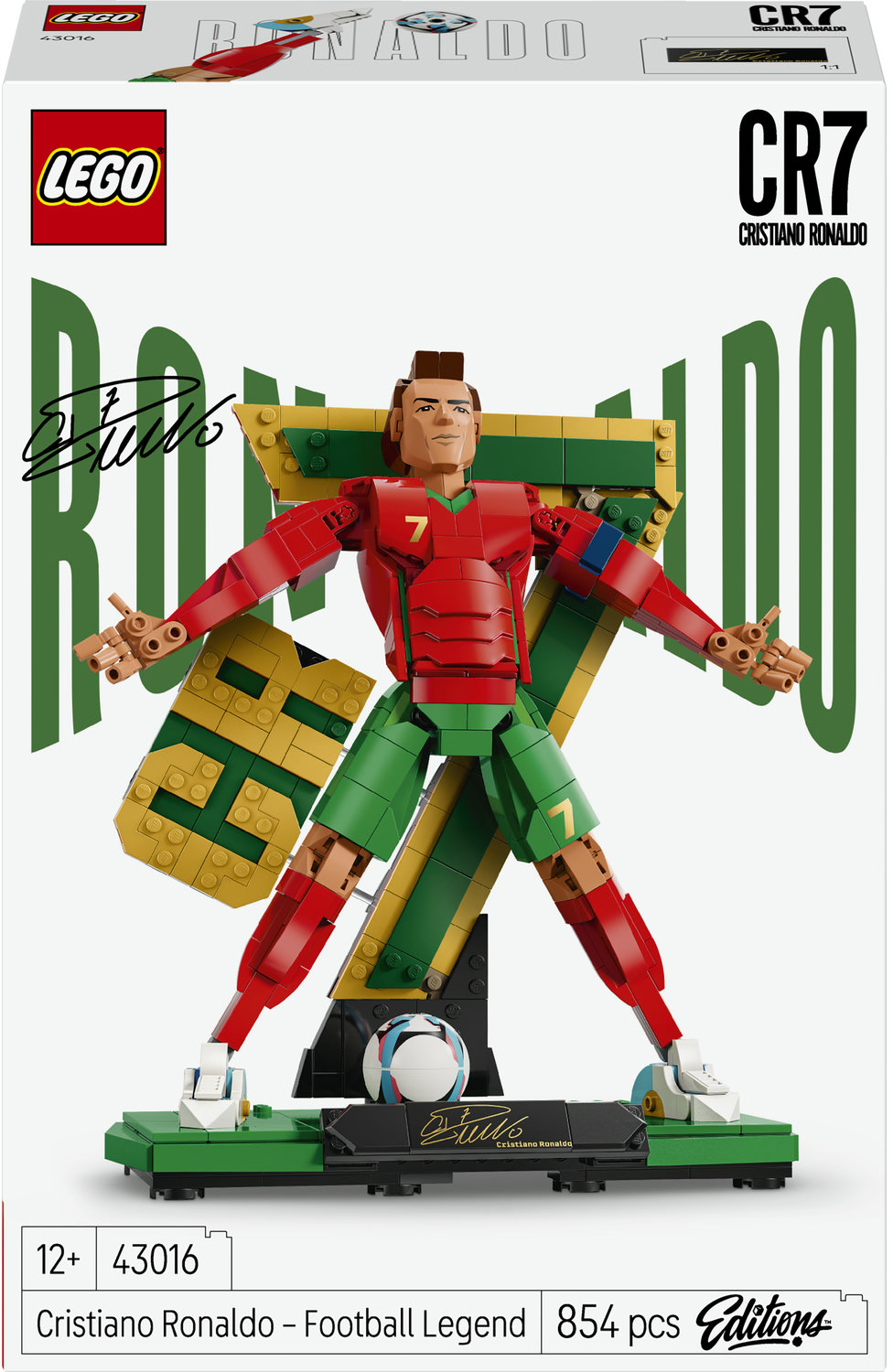 Constructor LEGO - Legendă de fotbal: Cristiano Ronaldo (43016)