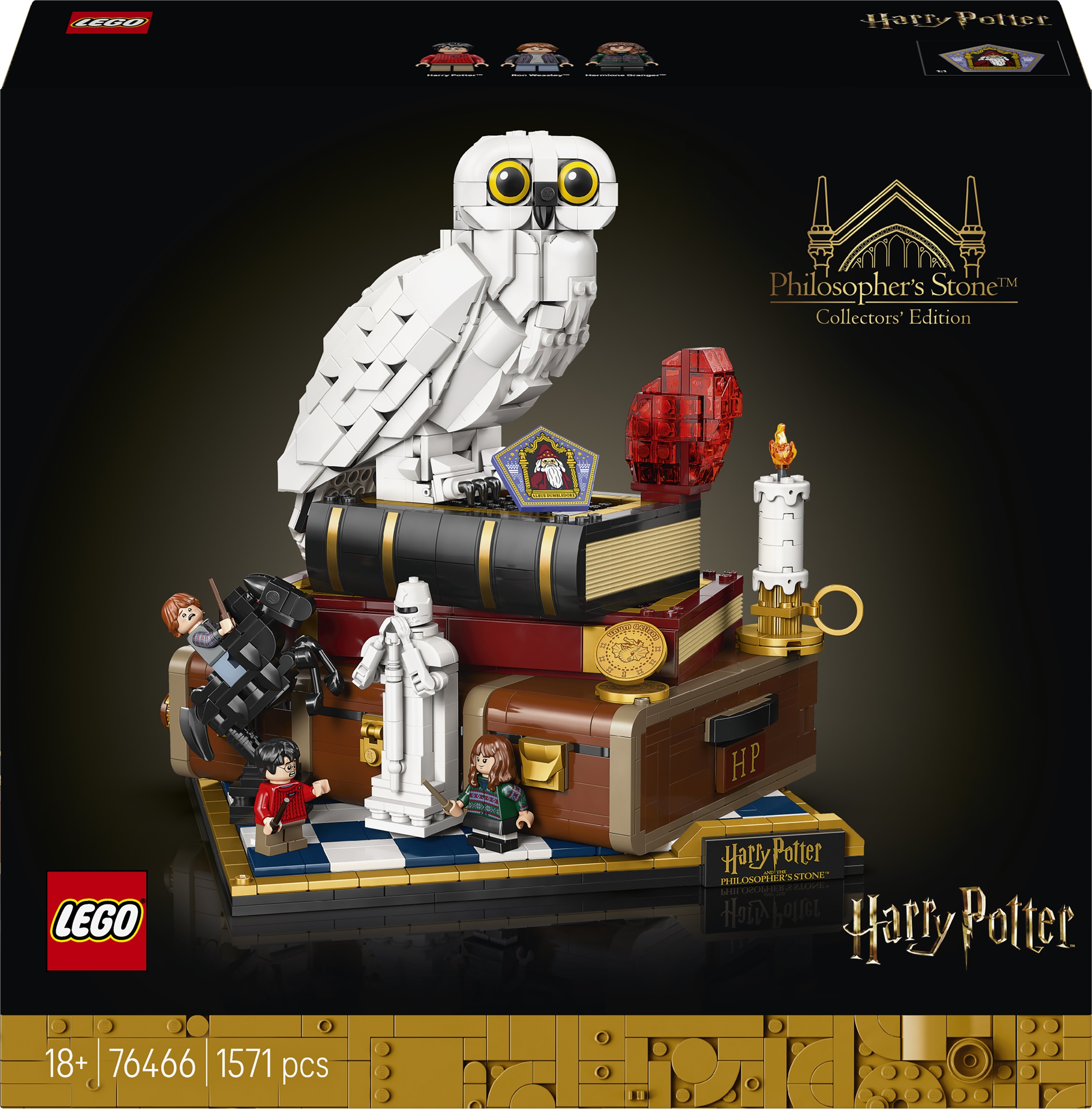 Constructor LEGO Harry Potter -Piatra Filosofală, Ediție de Colecție (76466)