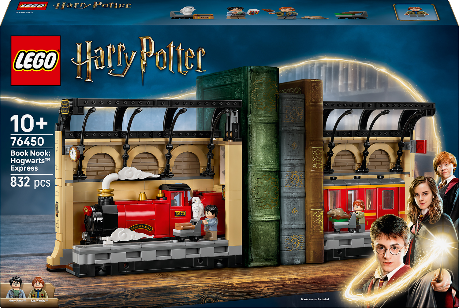 Constructor LEGO Harry Potter - Bibliotecă în miniatură, Expresul de Hogwarts (76450)