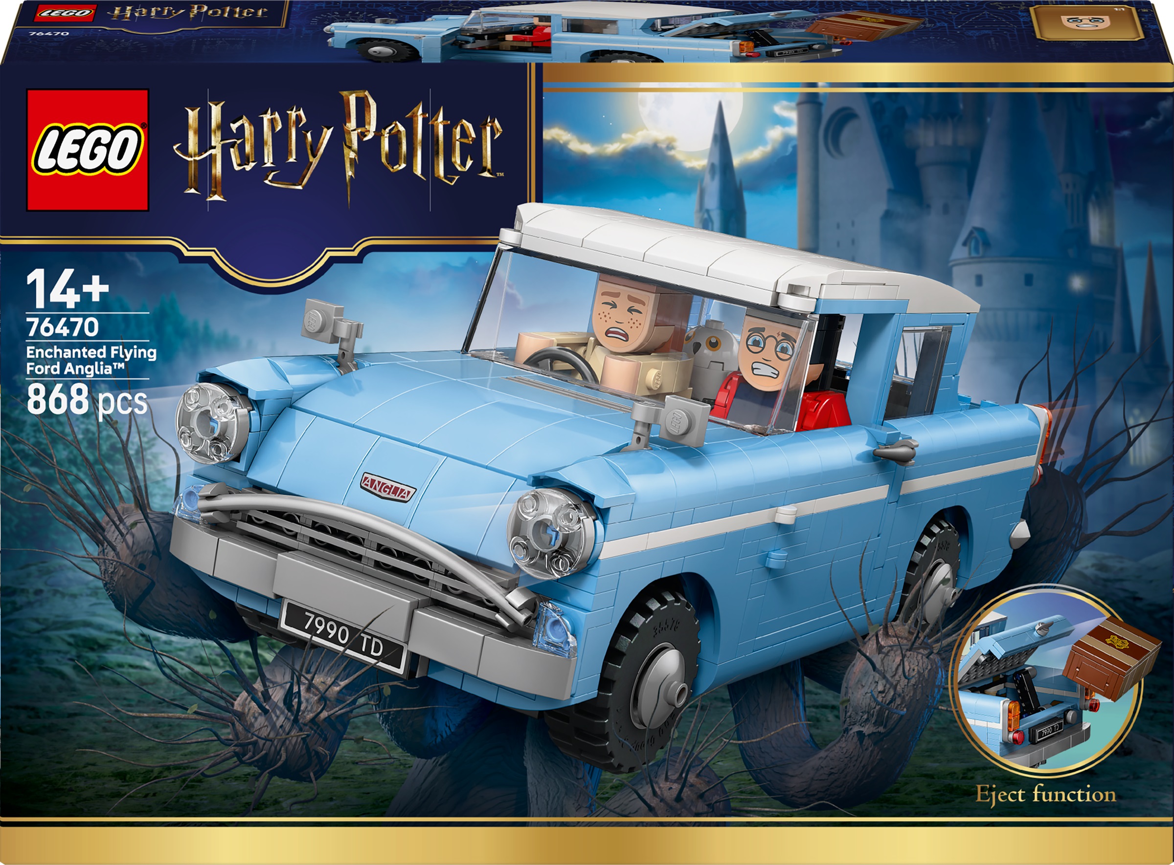 Constructor LEGO Harry Potter - Vadul Zburător Fermecat Anglia (76470)