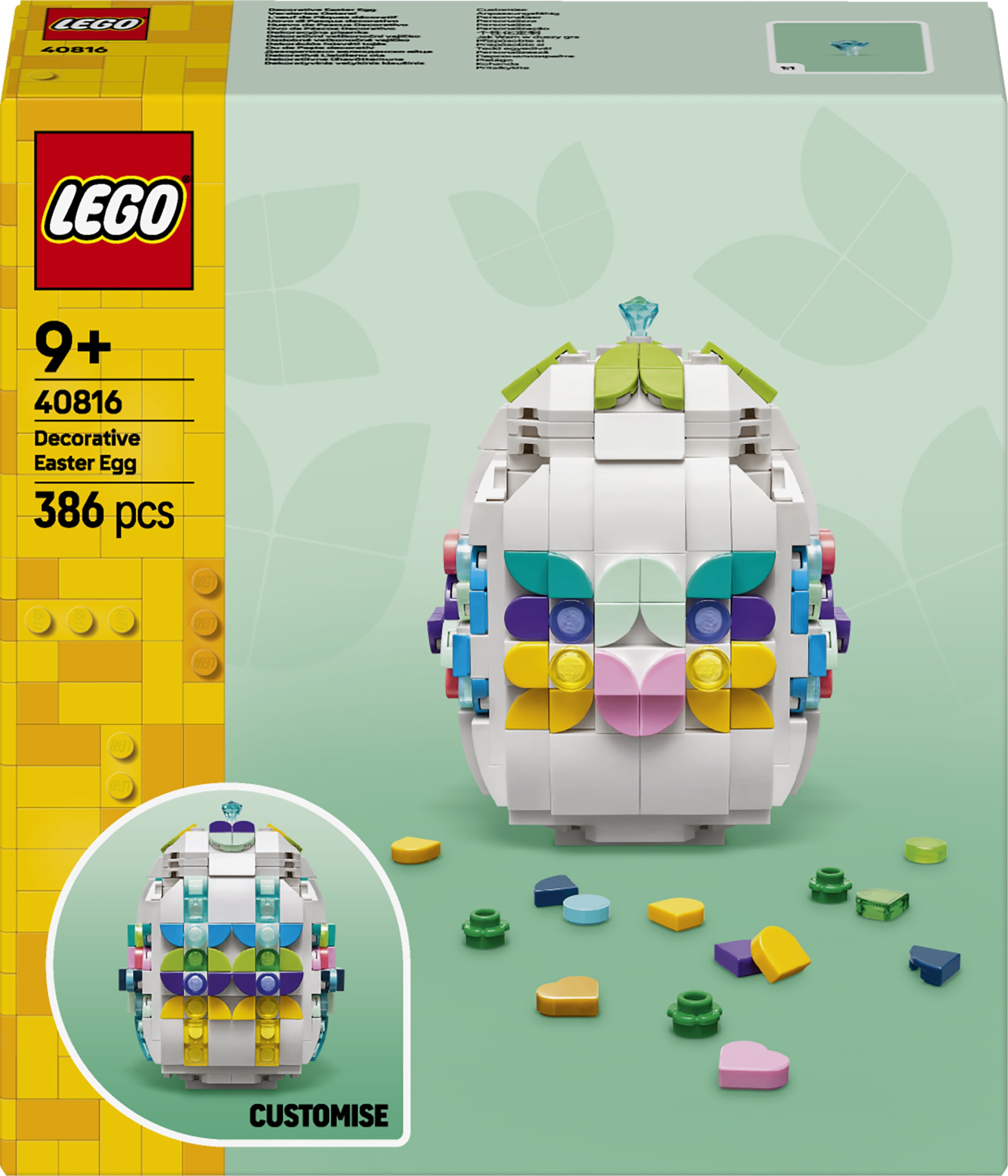Constructor LEGO Iconic - Ou decorativ de Paște (40816)