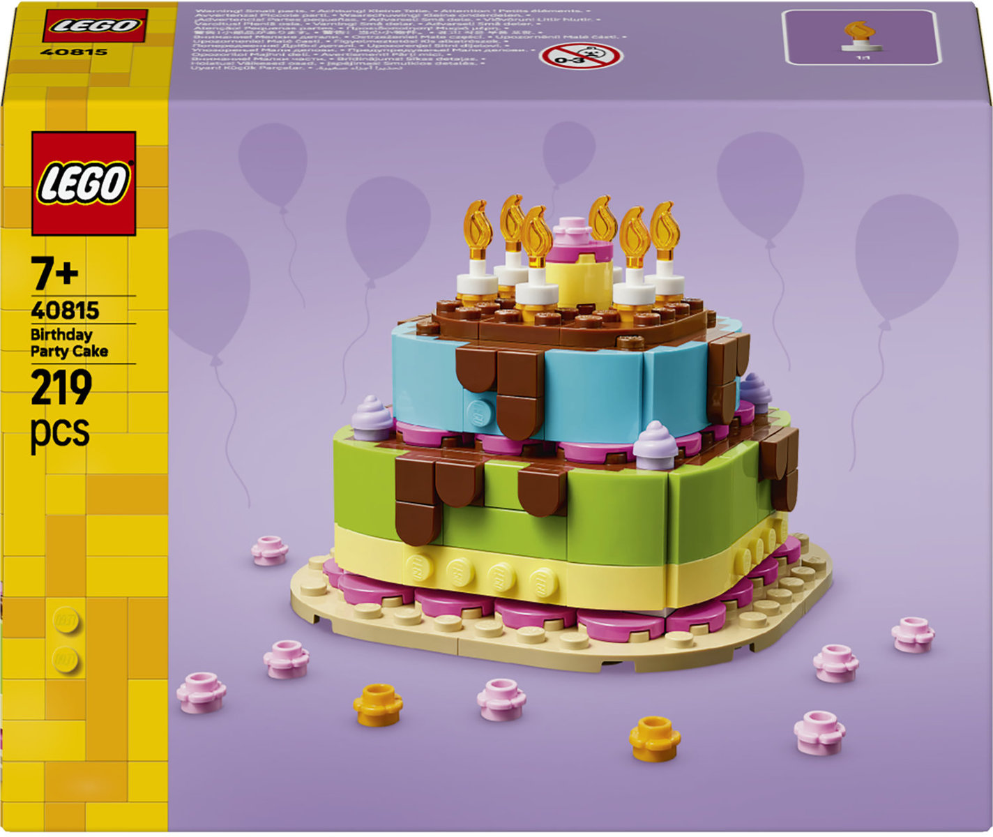 Constructor LEGO Iconic -Tort de petrecere pentru ziua de naștere(40815)