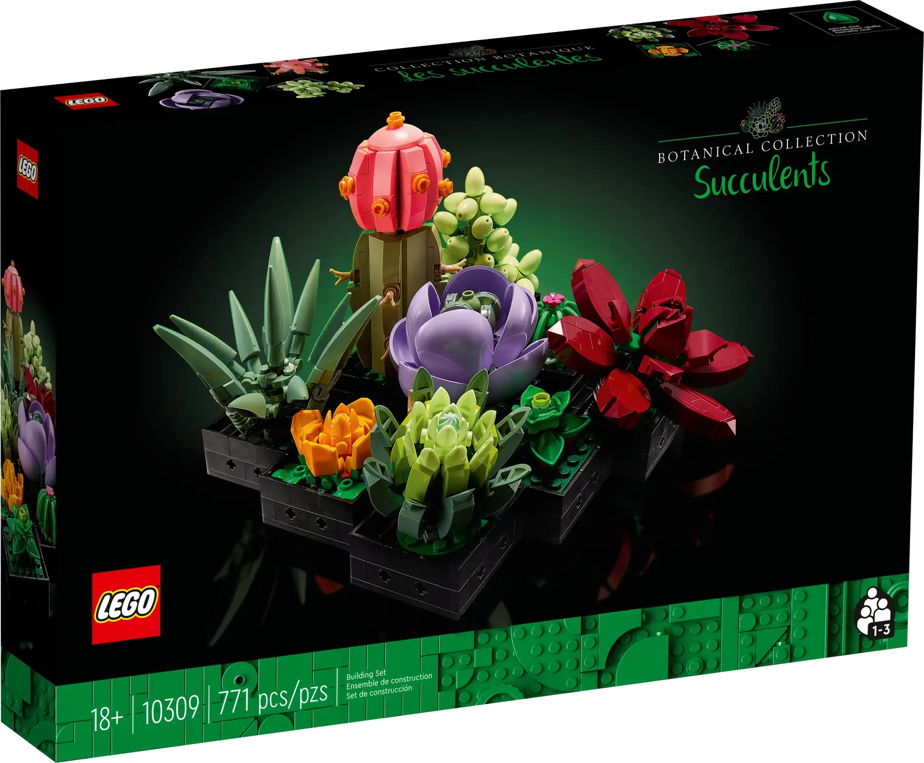 Constructor LEGO Botanical - Suculent (10309) | Ozone.ro