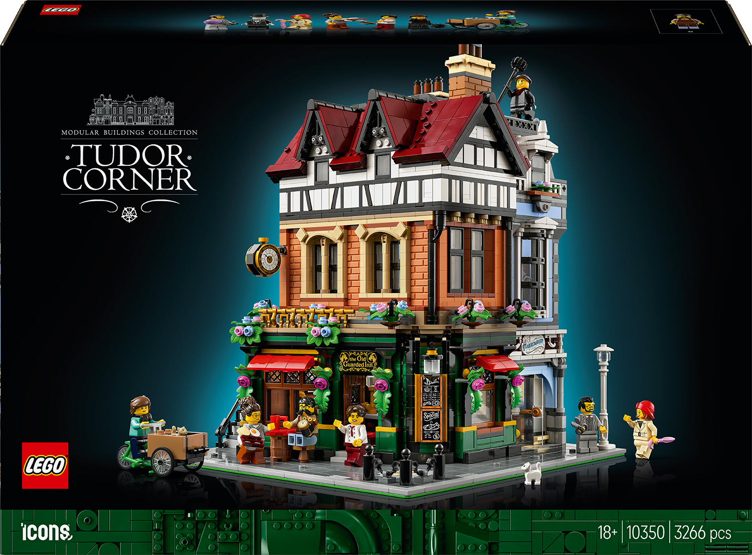 Constructor LEGO Icons - Casa Tudor pe colt (10350)