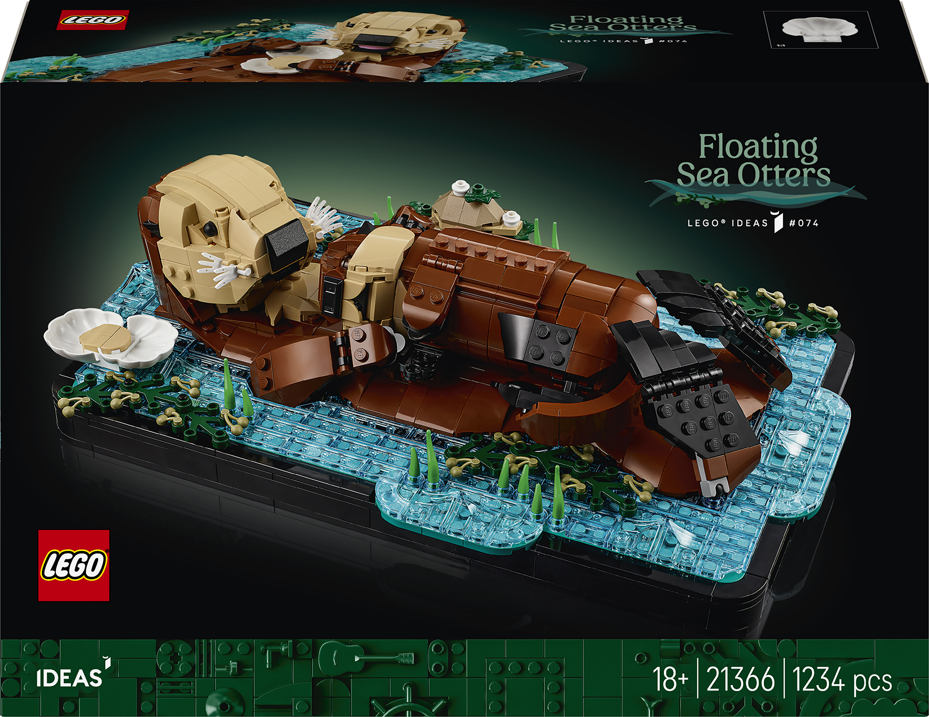 Constructor LEGO Ideas - Vidră de mare plutitoare (21366)