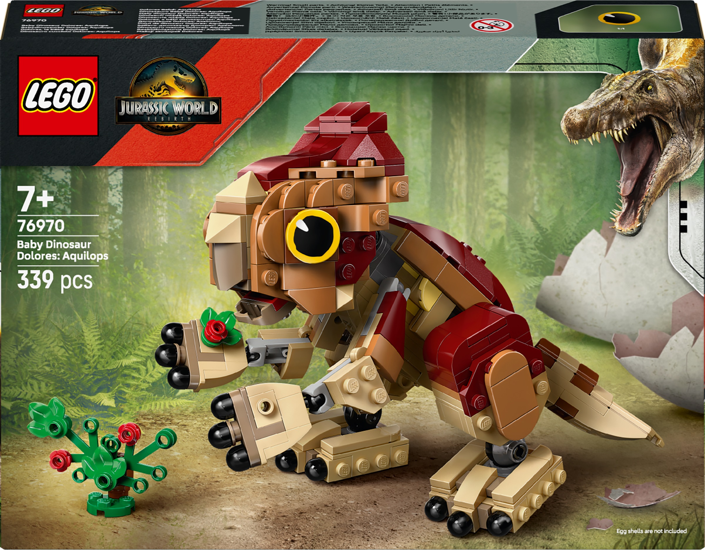 Constructor LEGO Jurassic World -Dolores, puiul de dinozaur: Aquilops (76970)