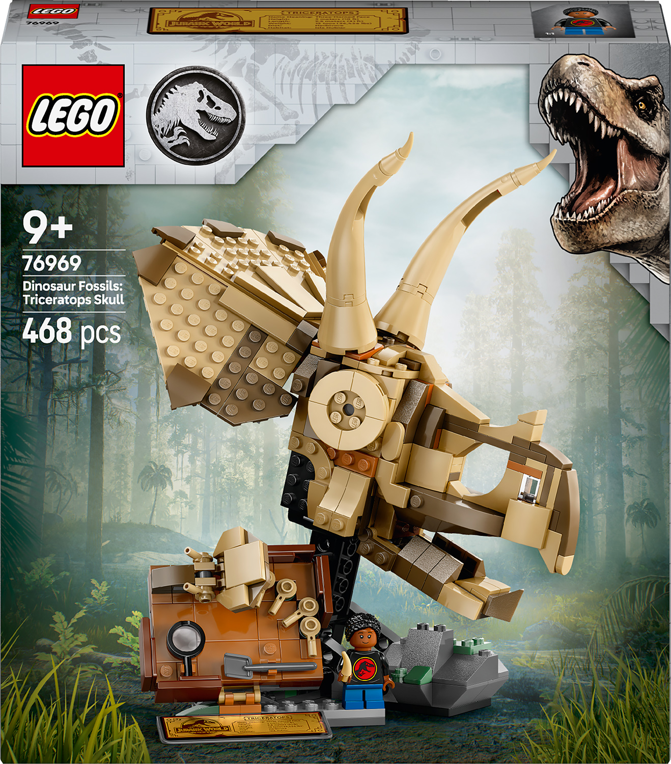 Constructor LEGO Jurassic World - Dinosaur Fossils: Triceratops Skull (76969)