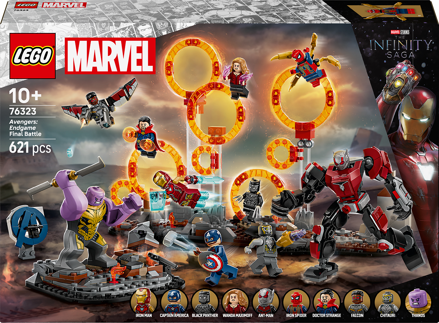 Constructor LEGO Marvel - Răzbunătorii: Endgame, bătălia finală  (76323)