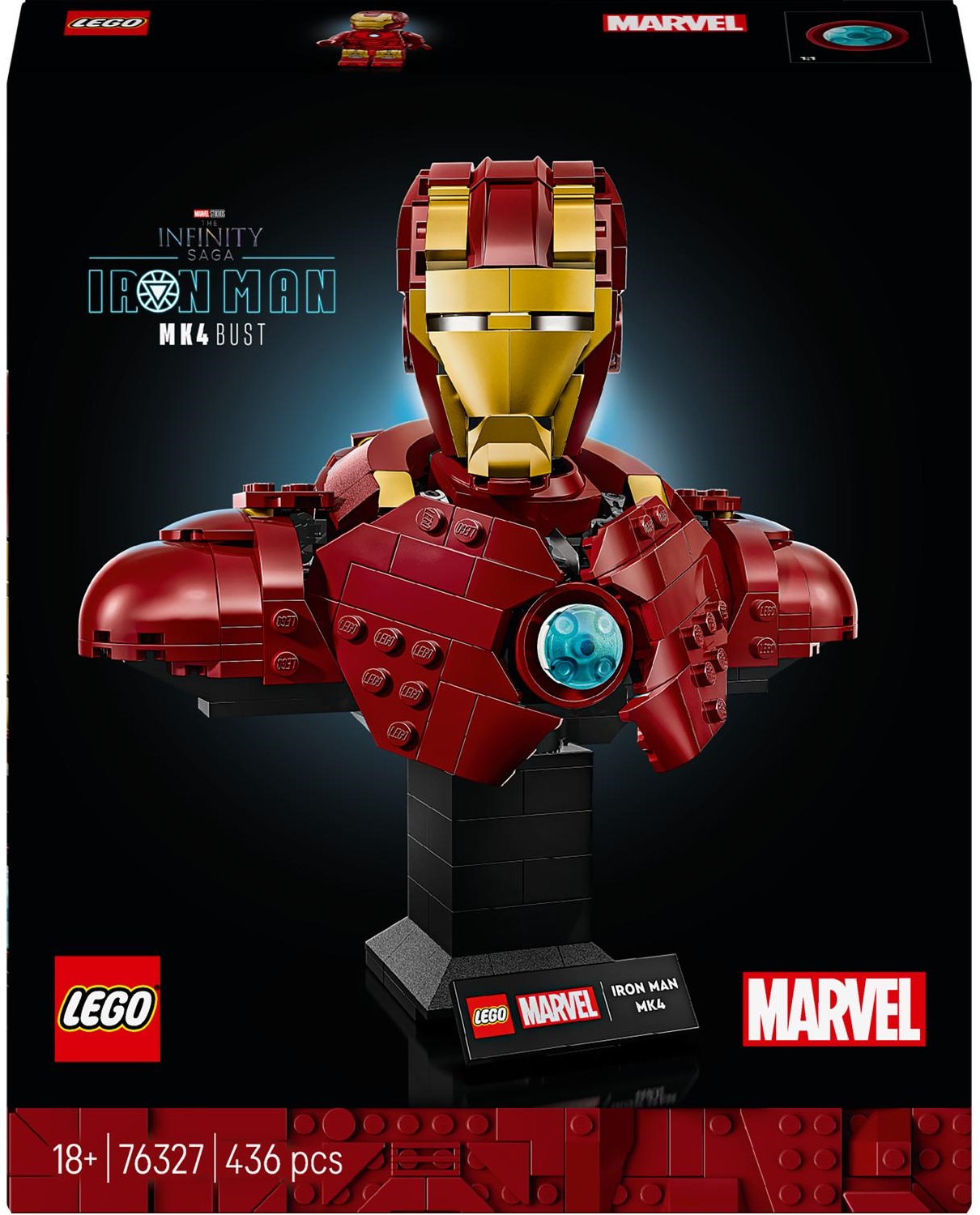 Constructor LEGO Marvel Super Heroes - Bustul lui Iron Man MK4 (76327)