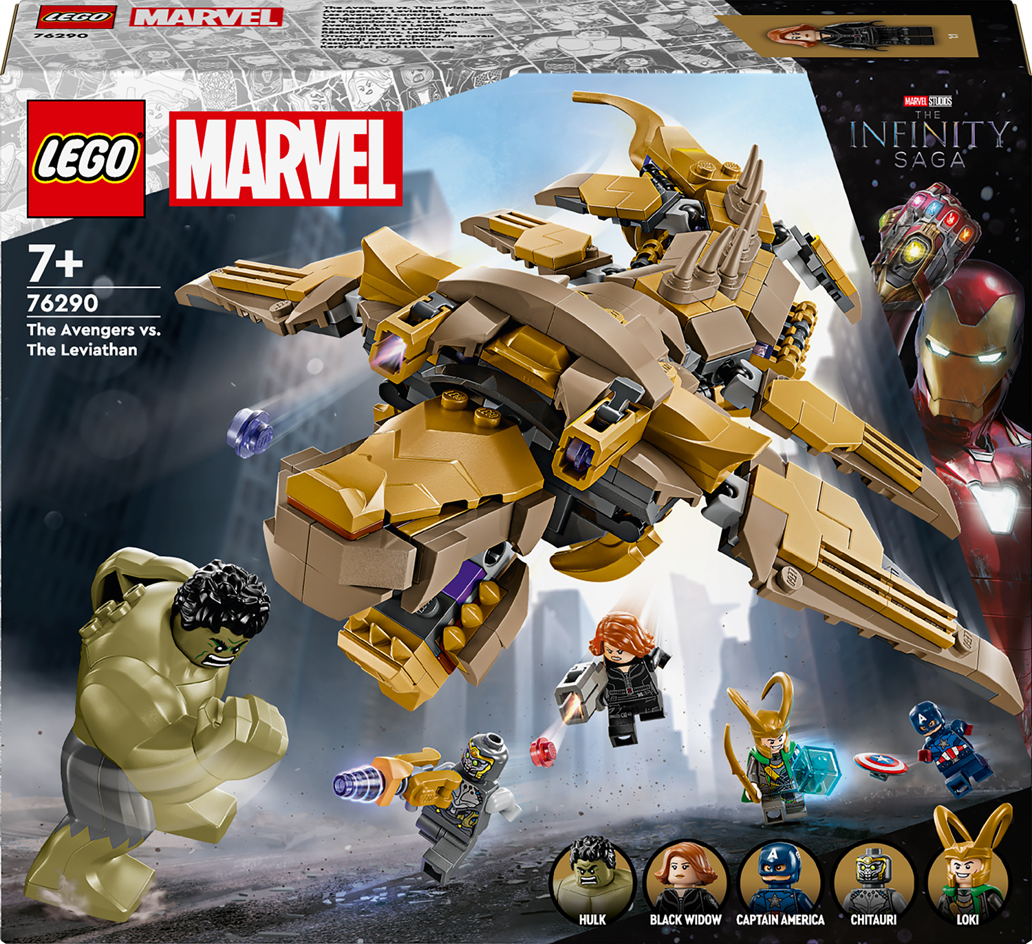 Constructor LEGO Marvel Super Heroes - Răzbunătorii vs. Leviathan  (76290)