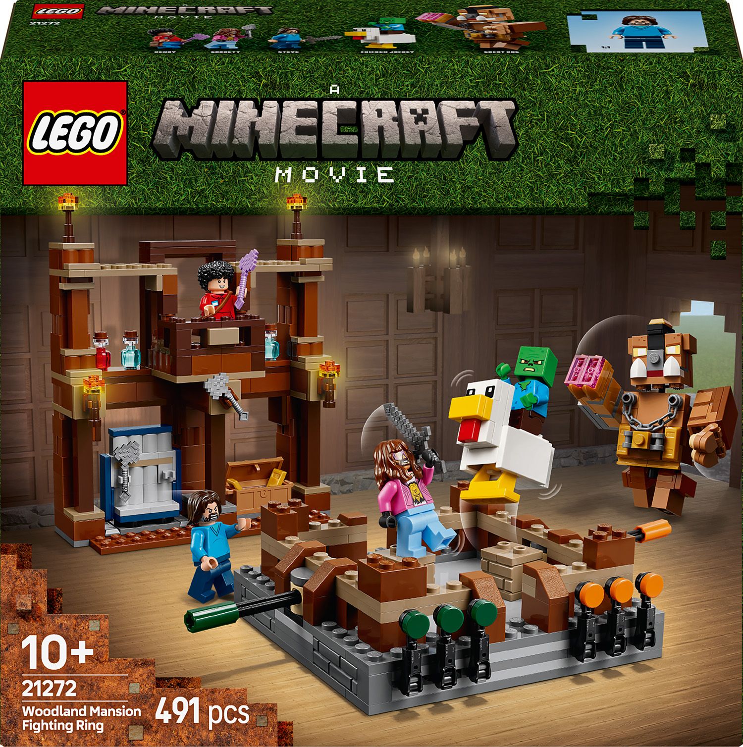 Constructor LEGO Minecraft - Inel de luptă la Forest Manor (21272)