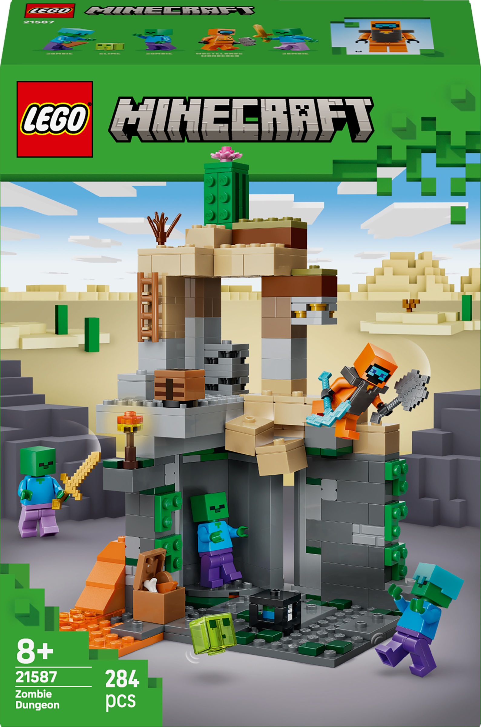 Constructor LEGO Minecraft -Temnița Zombilor (21587)
