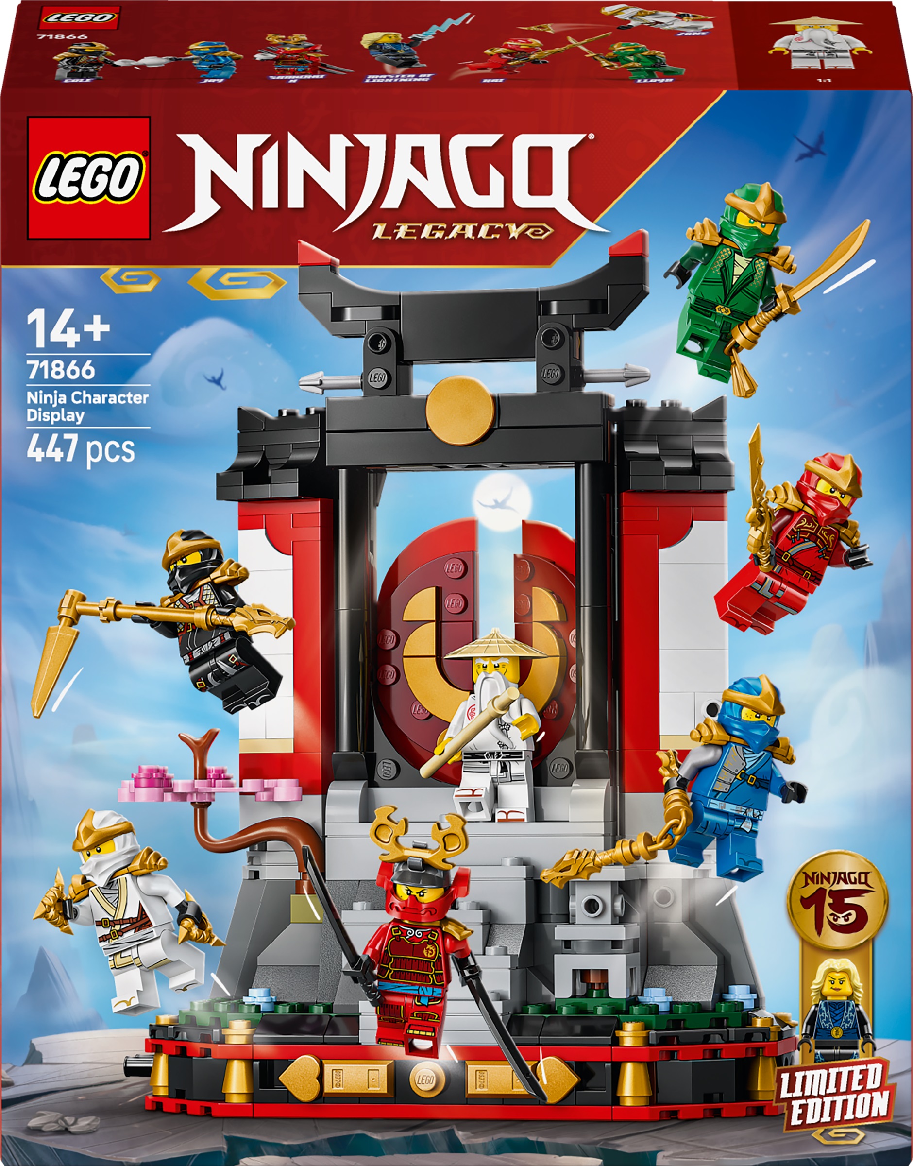 Constructor LEGO Ninjago - A 15-a aniversare: Standul Ninja (71866)
