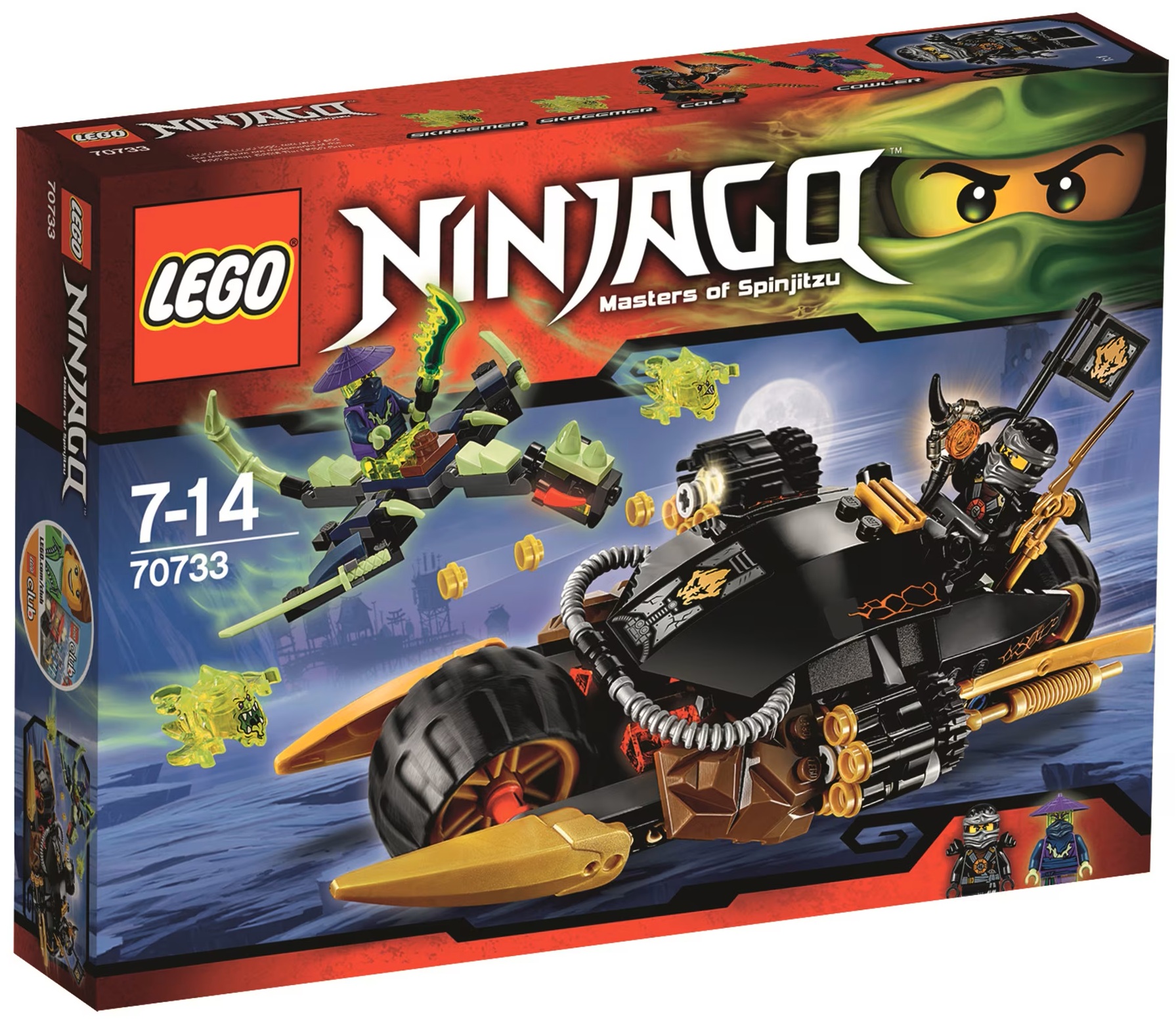 Constructor LEGO Ninjago - Motocicletă Blaster (70733) | Ozone.ro