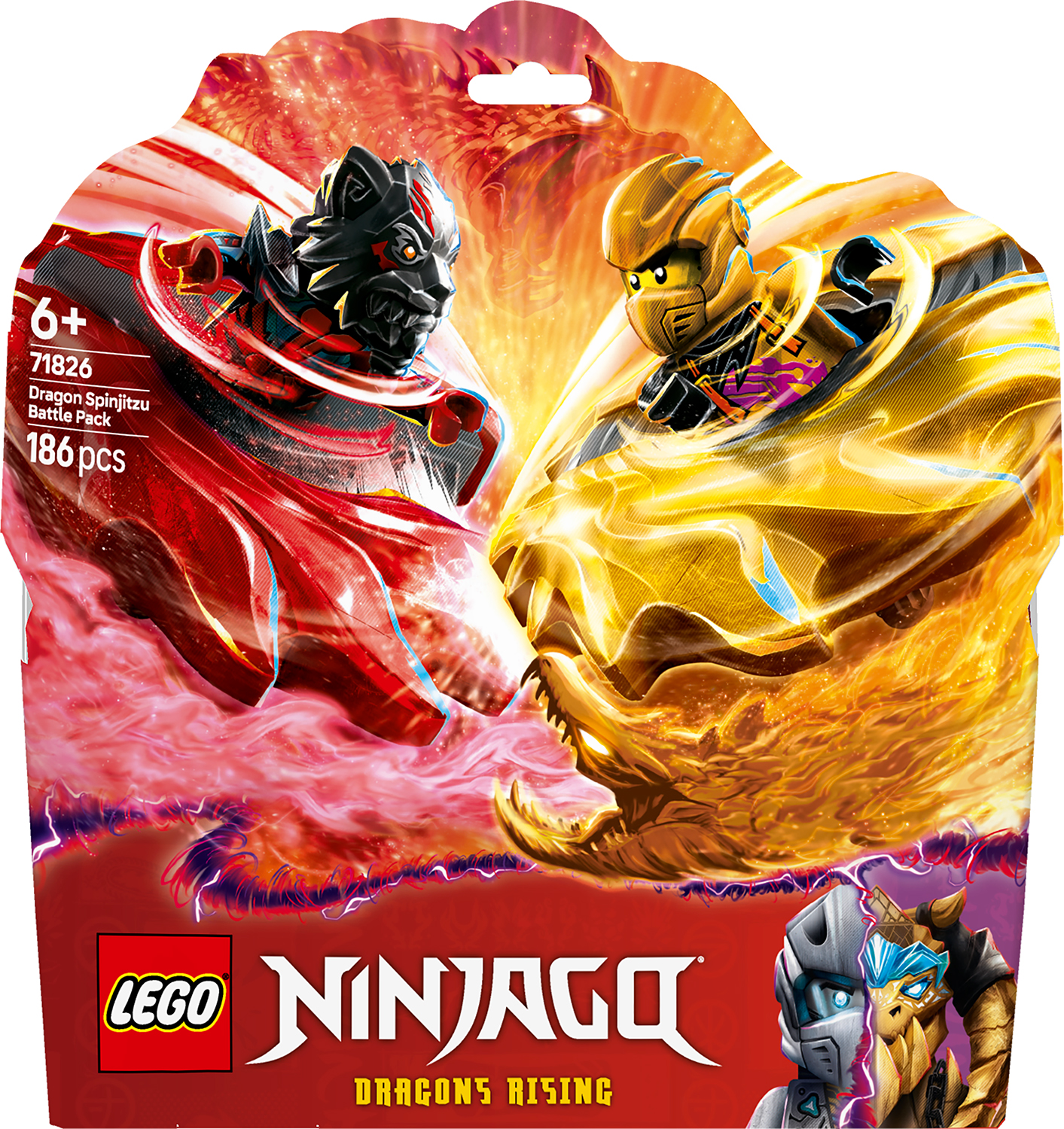 Lego Ninjago. Pachet de lupta cu dragoni Spinjitzu - imagine 2