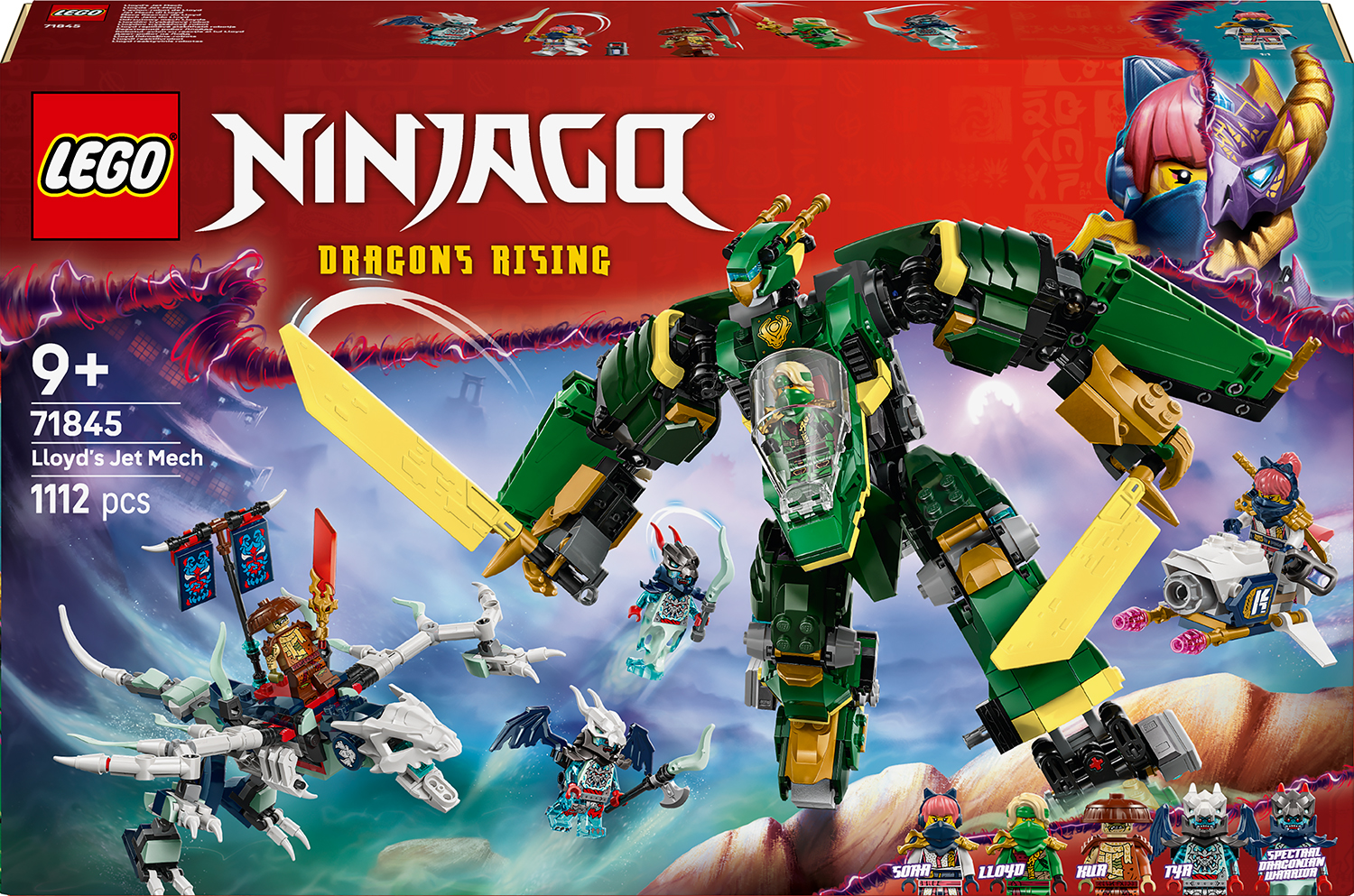 Constructor LEGO Ninjago - Robotul cu reacție al lui Lloyd (71845)