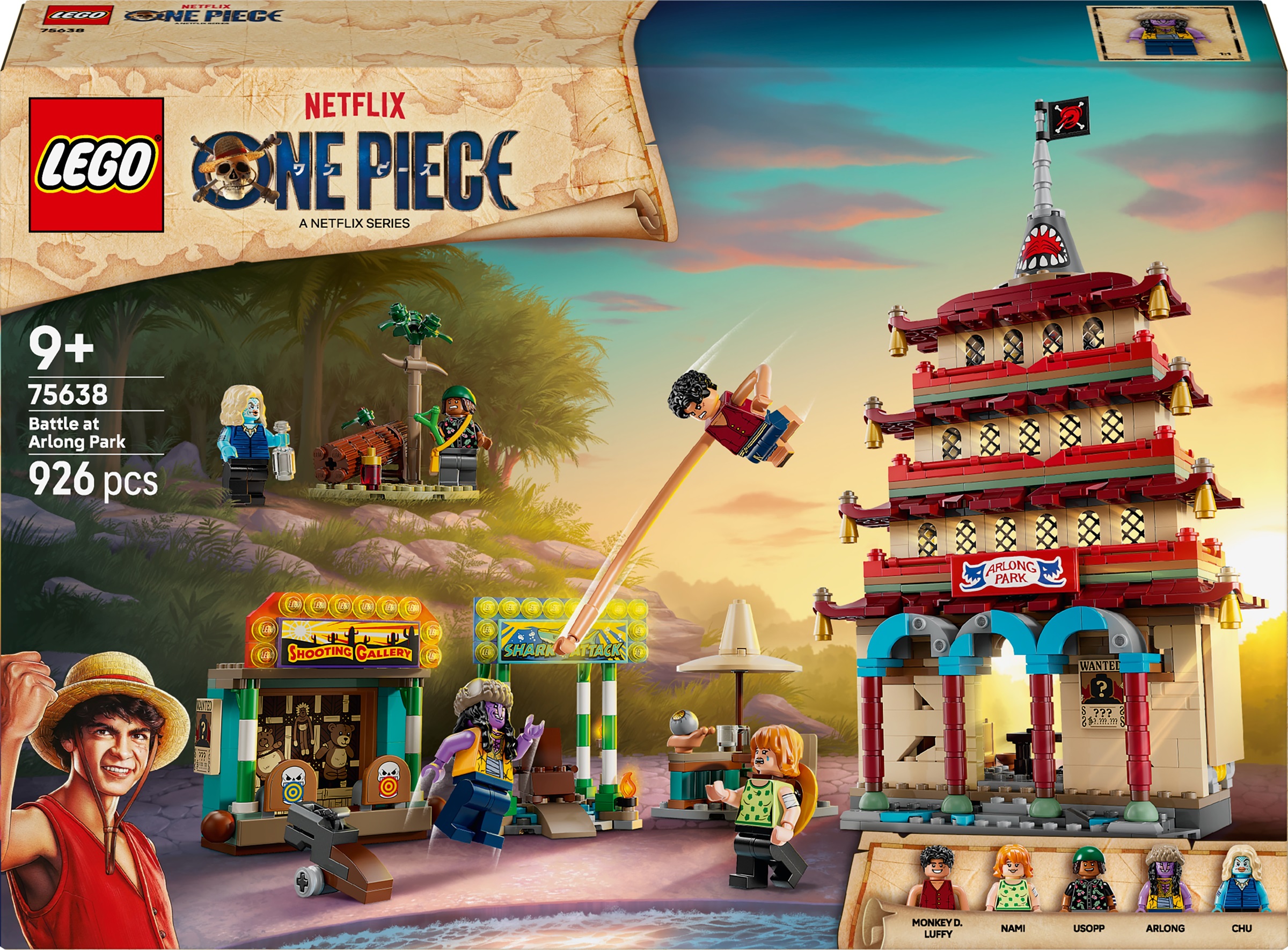 Constructor LEGO One Piece - Bătălia de la Arlong Park (75638)