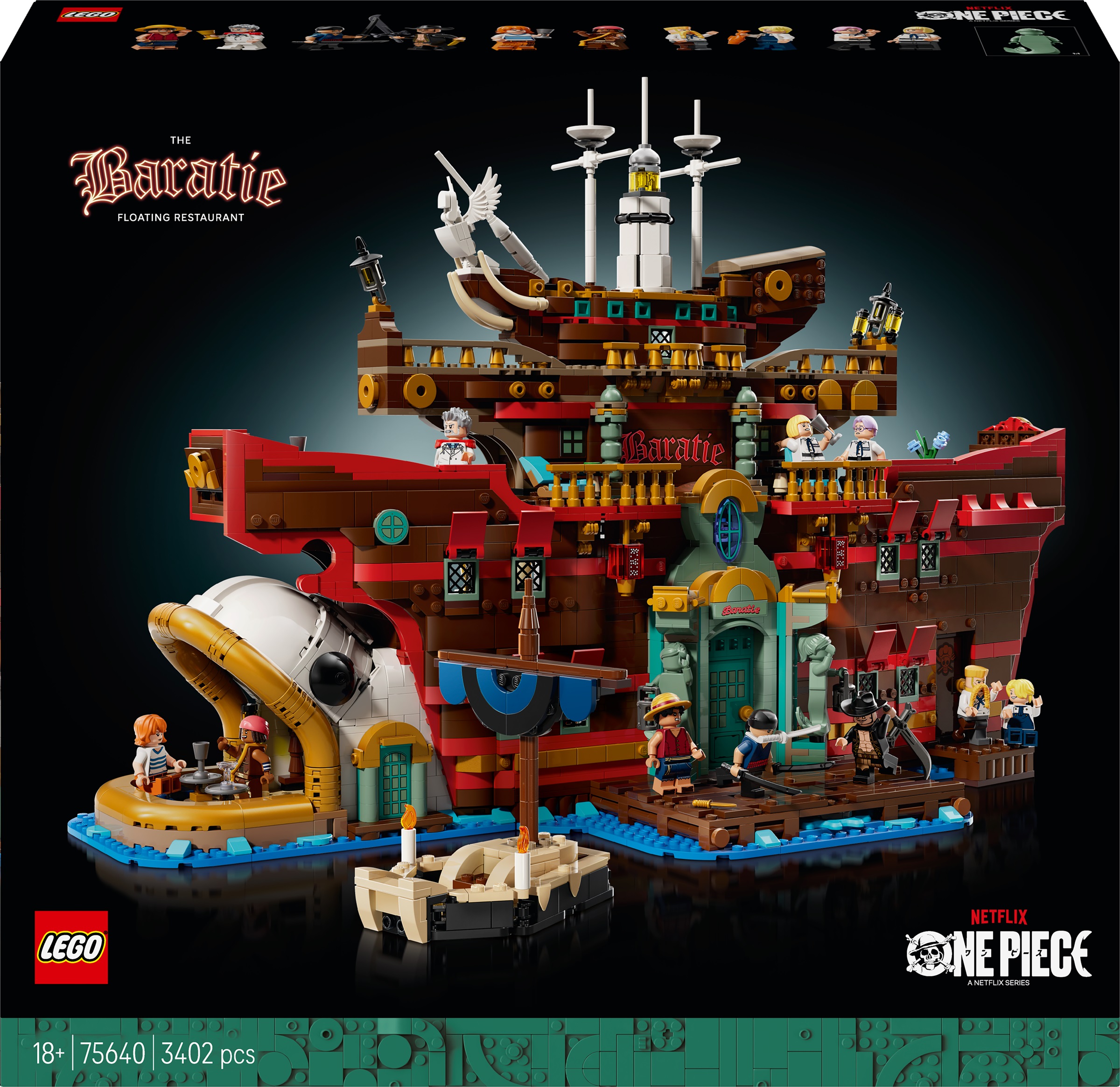 LEGO One Piece - Restaurantul Plutitor Baratie (75640)