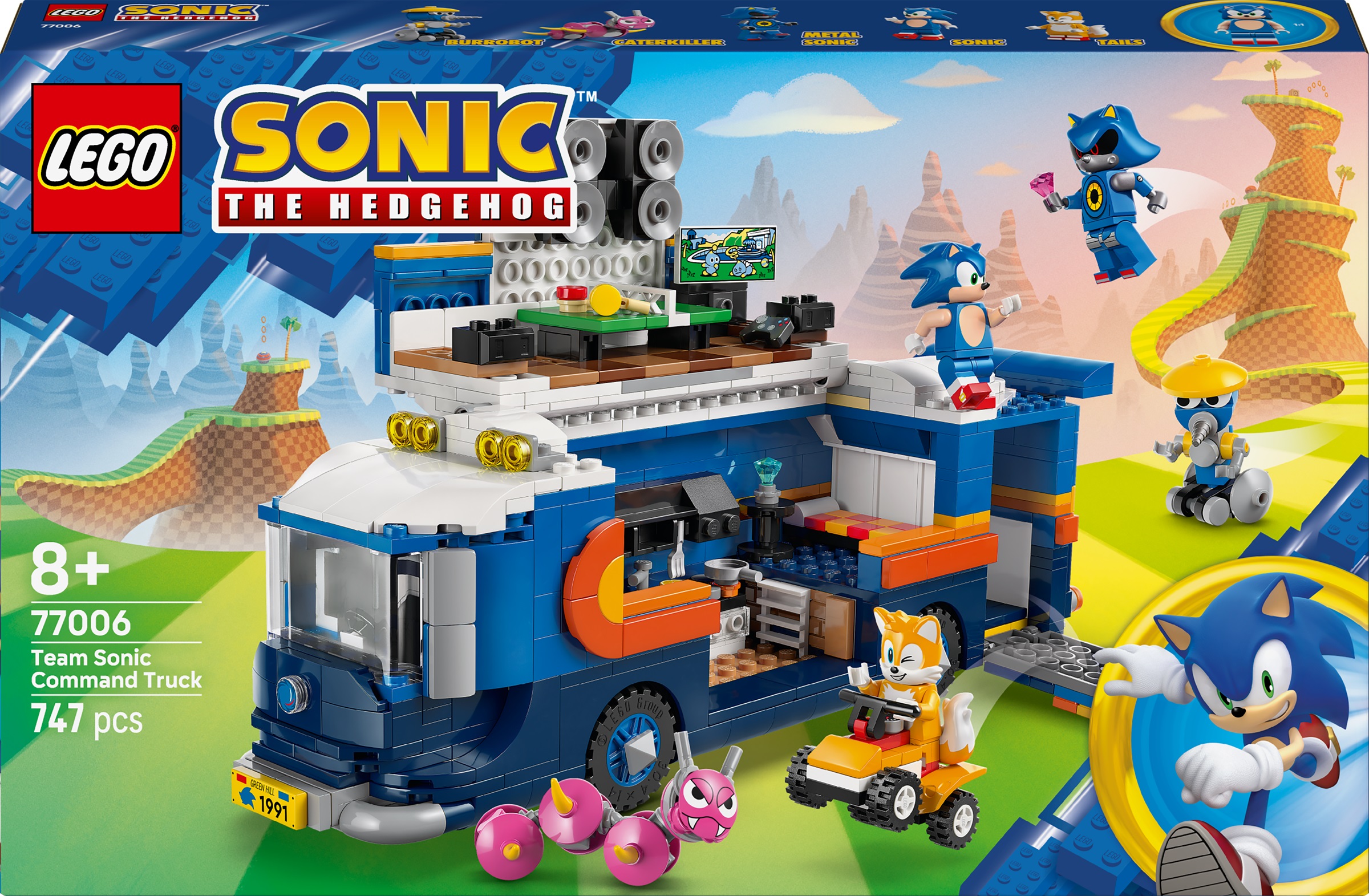 Constructor LEGO Sonic - Camionul de comandă al echipei Sonic (77006)