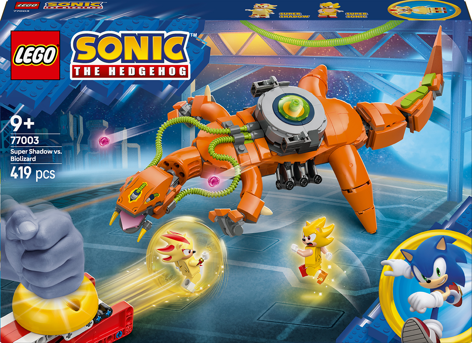 Constructor LEGO Sonic - Super Shadow vs Biolizard (77003)