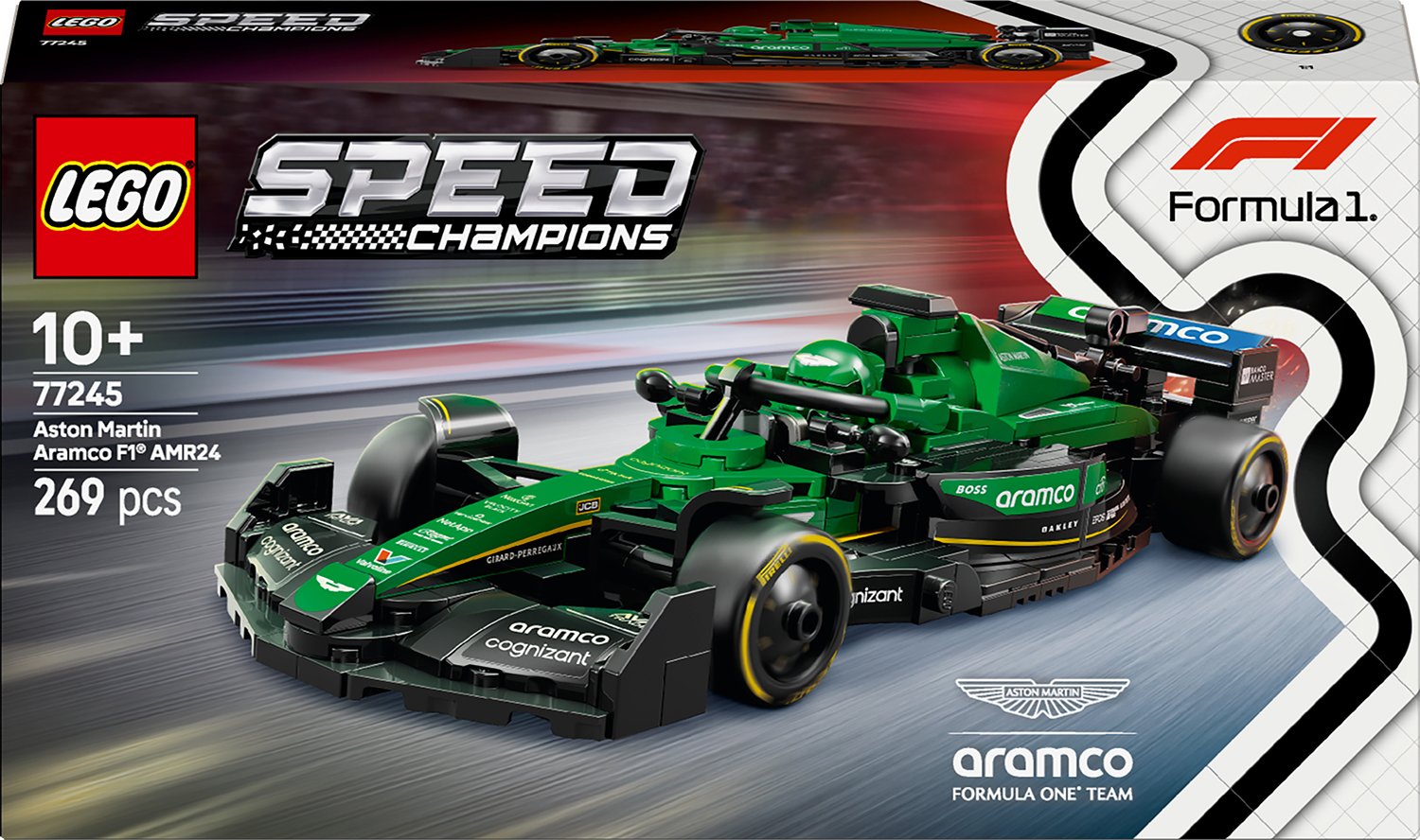 Constructor LEGO Speed Champions Formula 1 - Car Aston Martin Aramco F1 AMR24 (77245)