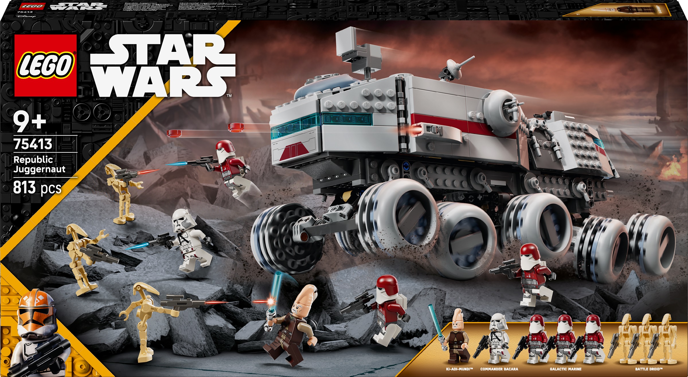 Constructor LEGO Star Wars - Transportor blindat de trupe al Republicii (75413)