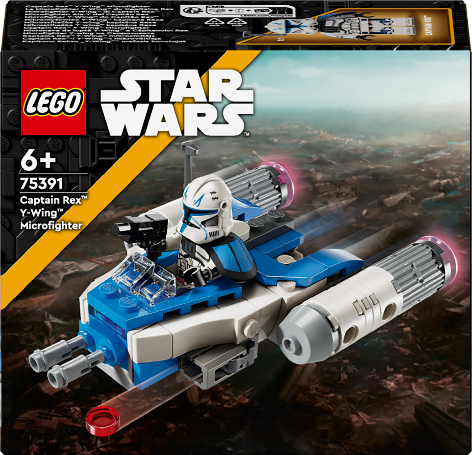 Constructor  LEGO Star Wars - Micronava de luptă a Căpitanului Rex (75391)