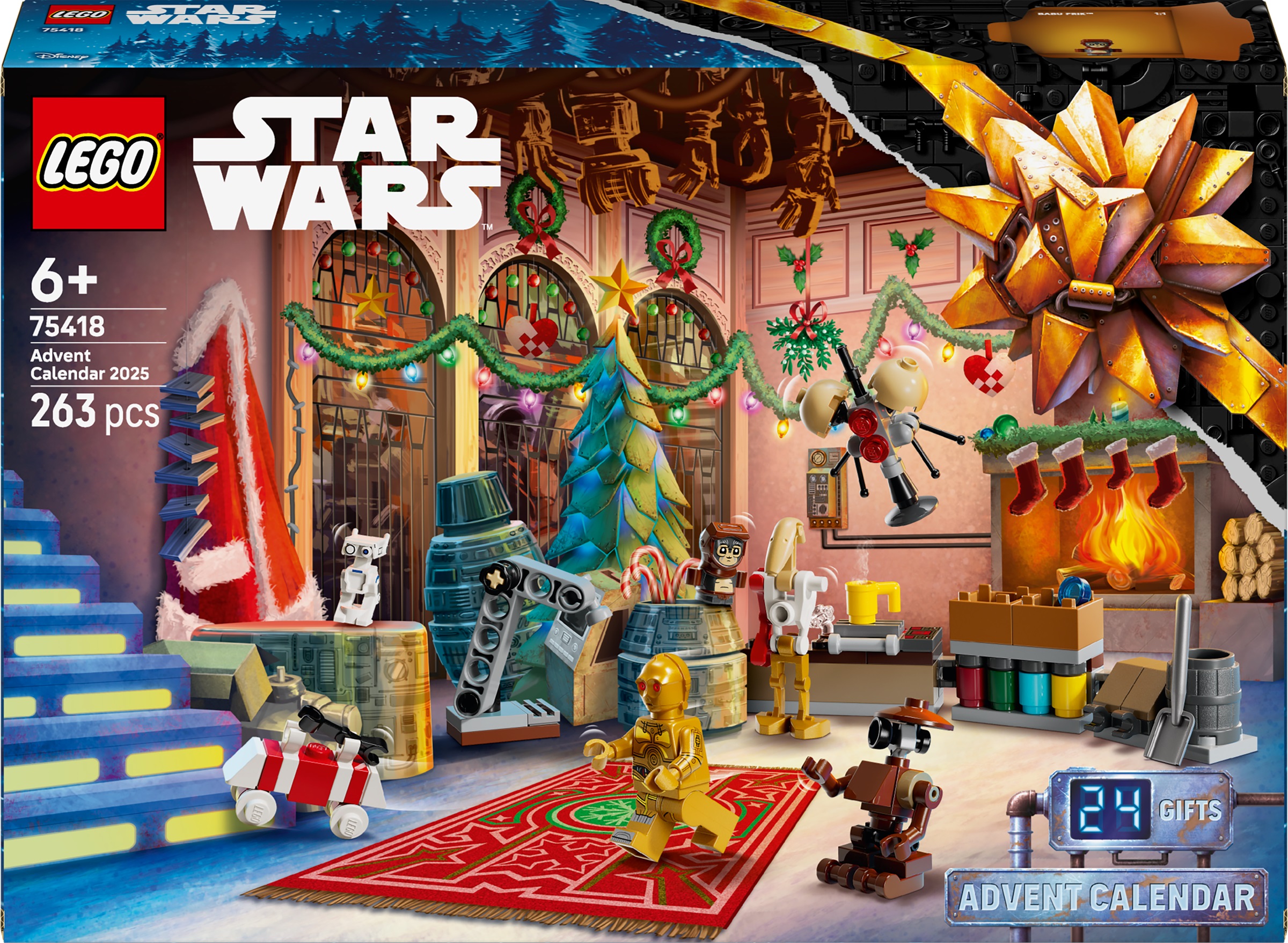 Constructor LEGO Star Wars - Calendar de Crăciun 2025. (75418)