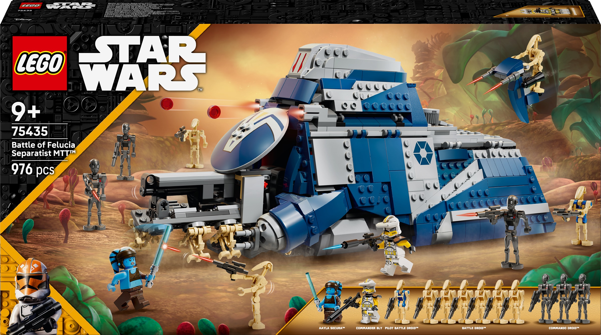 Constructor LEGO Star Wars - MTT separatist din Bătălia de la Felucia (75435)
