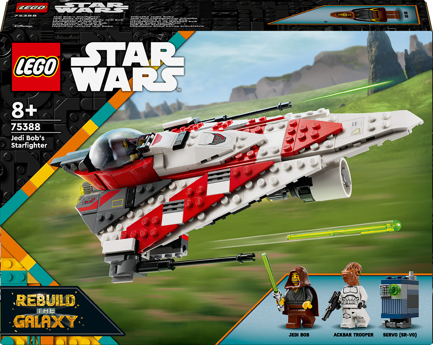 Constructor LEGO Star Wars - Nava stelară a lui Jedi Bob (75388)