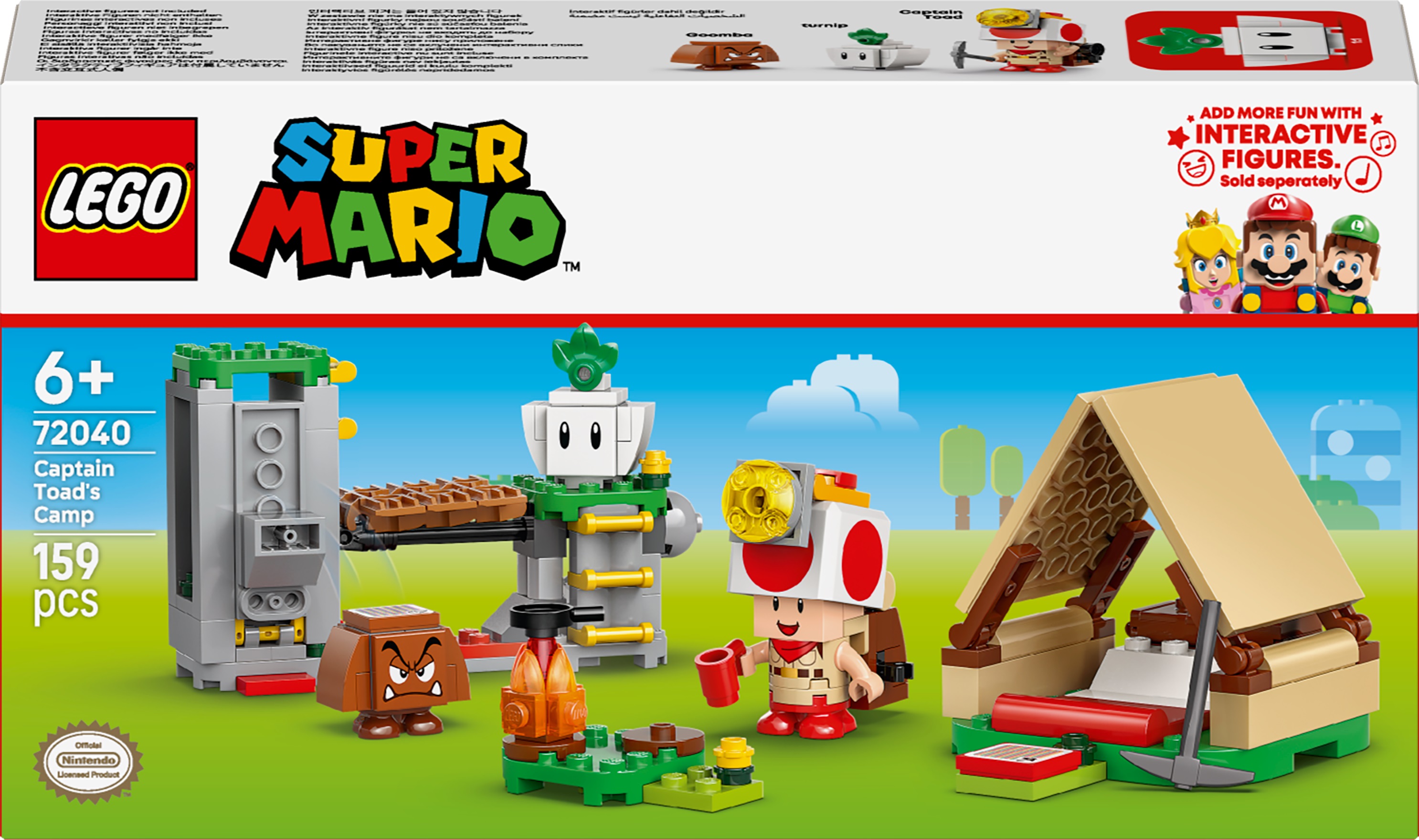 Constructor LEGO Super Mario - Tabăra de Captain Toad (72040)