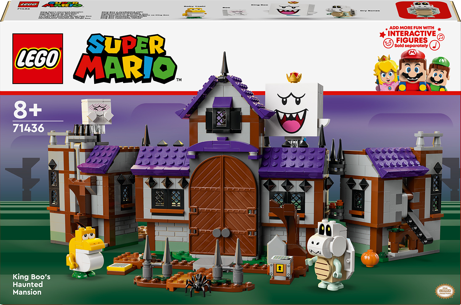 Constructor LEGO Super Mario - Conacul bântuit al lui King Boo (71436)