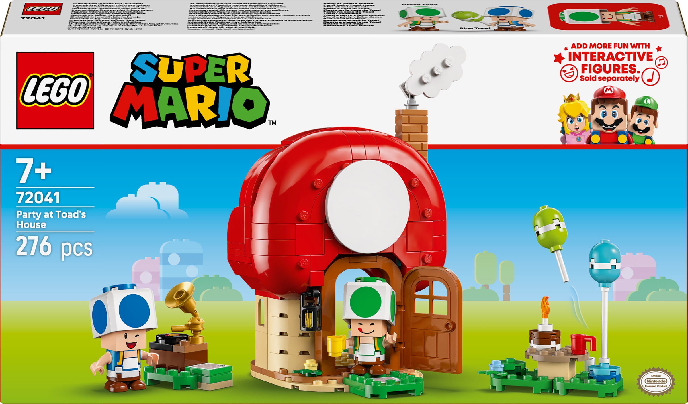 Constructor LEGO Super Mario - Petrecere la casa lui Toad(72041)