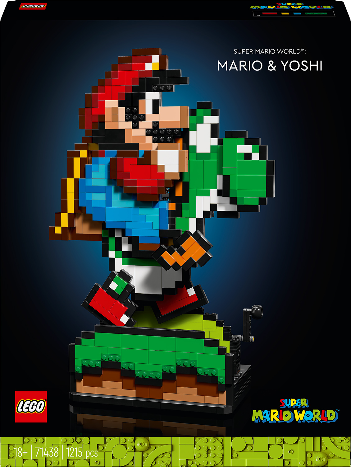 Constructor LEGO Super Mario - Super Mario World: Mario și Yoshii (71438)