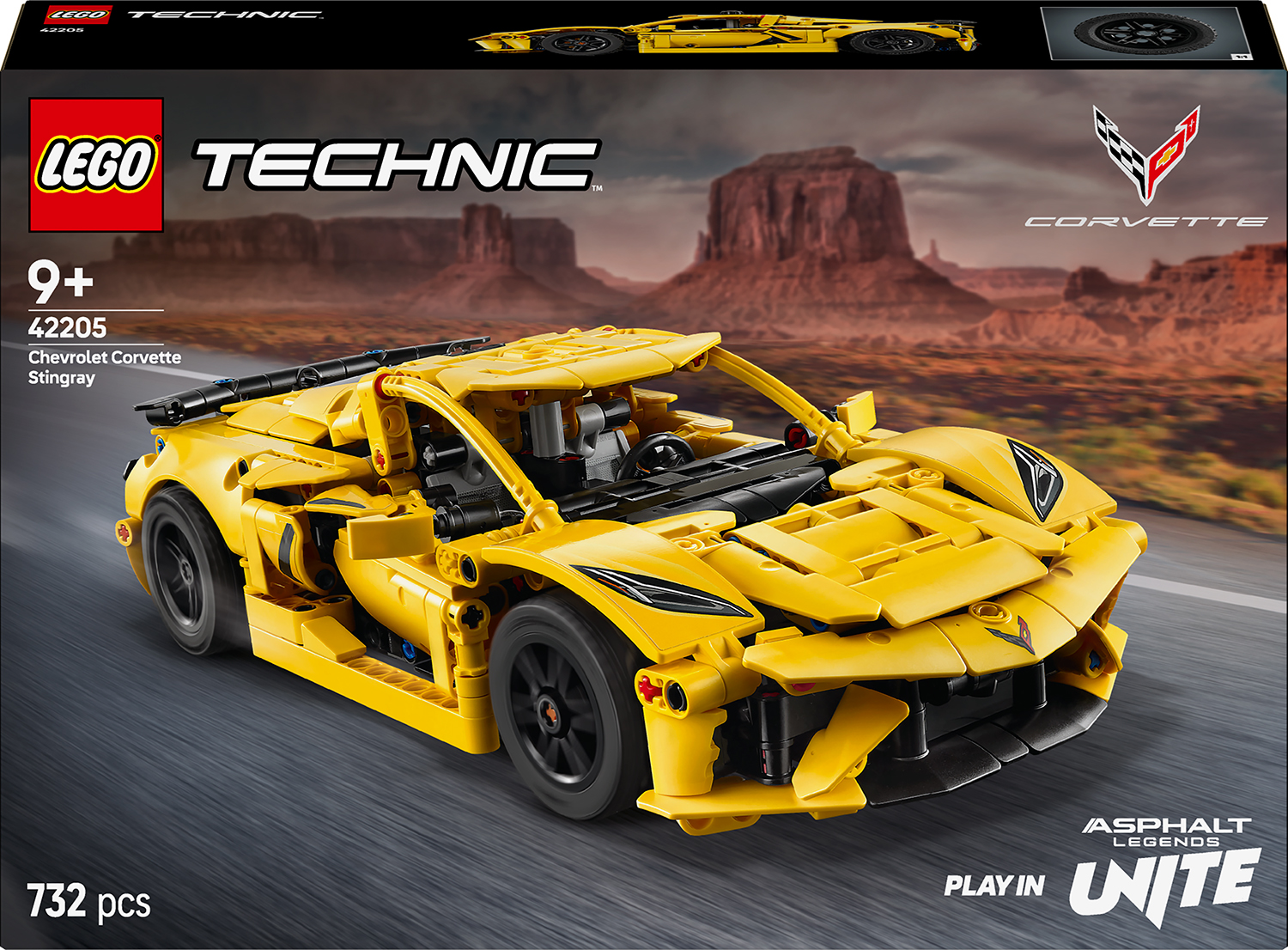 Constructor LEGO Technic - Chevrolet Corvette Stingray (42205)