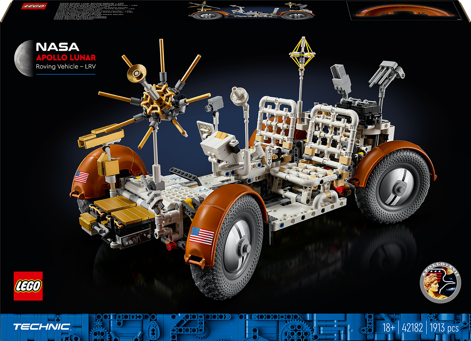 Constructor  LEGO Technic - Lunokhod NASA Apollo–LRV (42182)