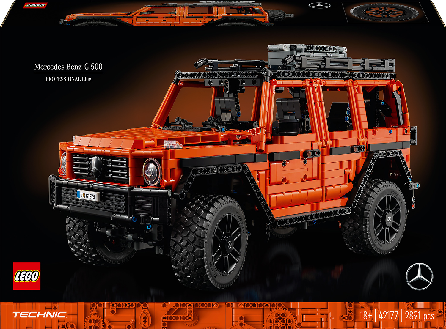 Constructor LEGO Technic - Mercedes-Benz G 500 Professional Line (42177)