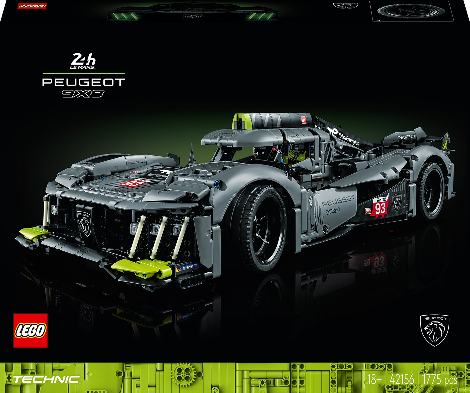 Constructor LEGO Technic - Peugeot 9 X 8 24H (42156)