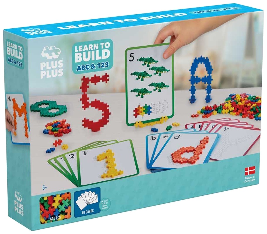 Constructor Plus Plus - Litere și cifre, 600 piese