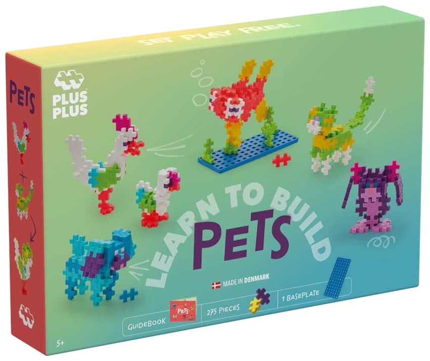 Constructor Plus Plus - Animale domestice, 275 piese