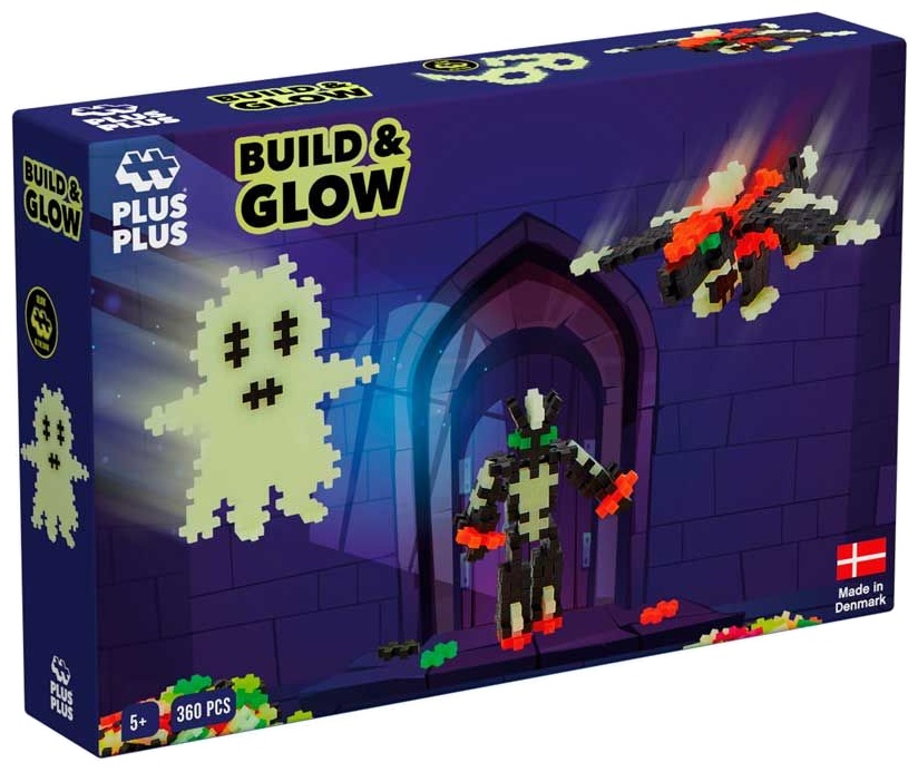 Constructor Plus Plus - Glow in the dark, 360 piese