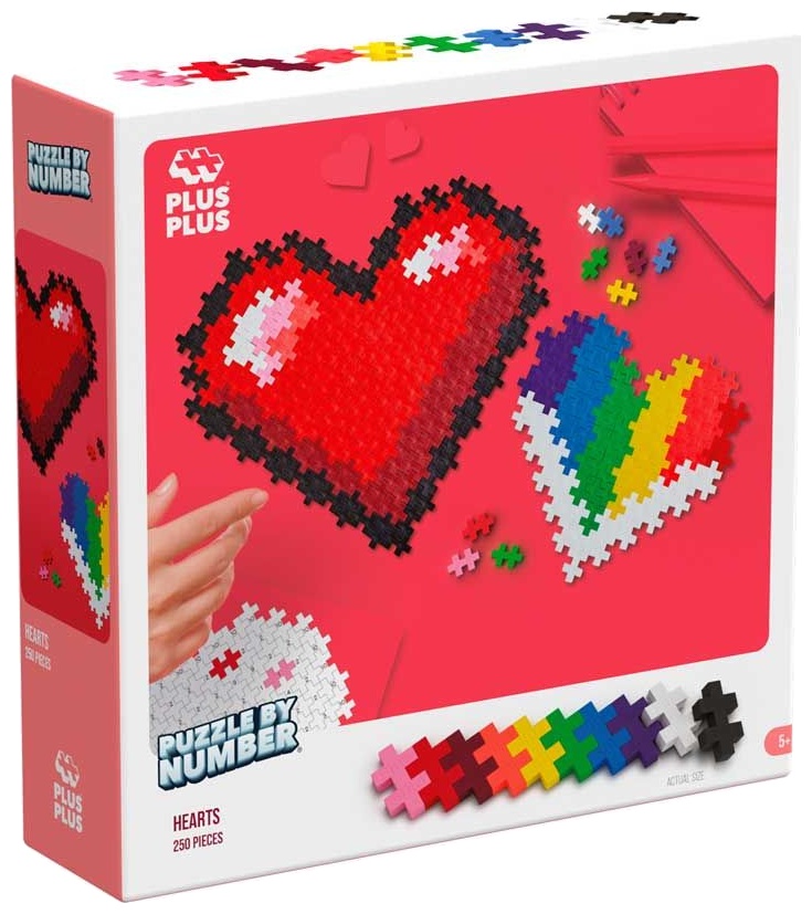 Constructor Plus Plus - Inimă, 250 piese