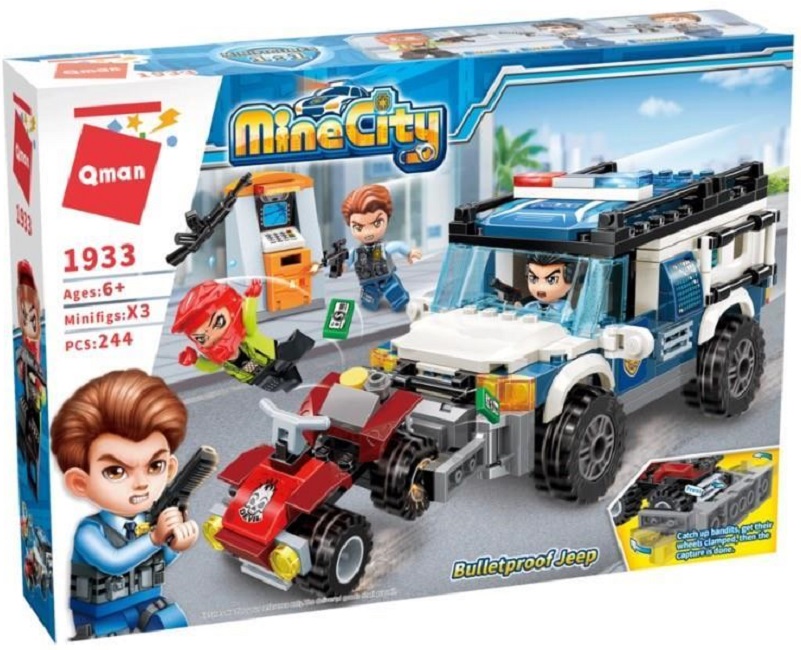 Set de construit Qman - Automobil blindat