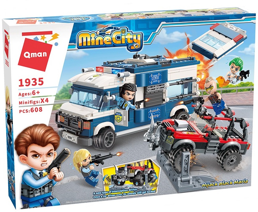 Set de construit Qman - Camion si jeep