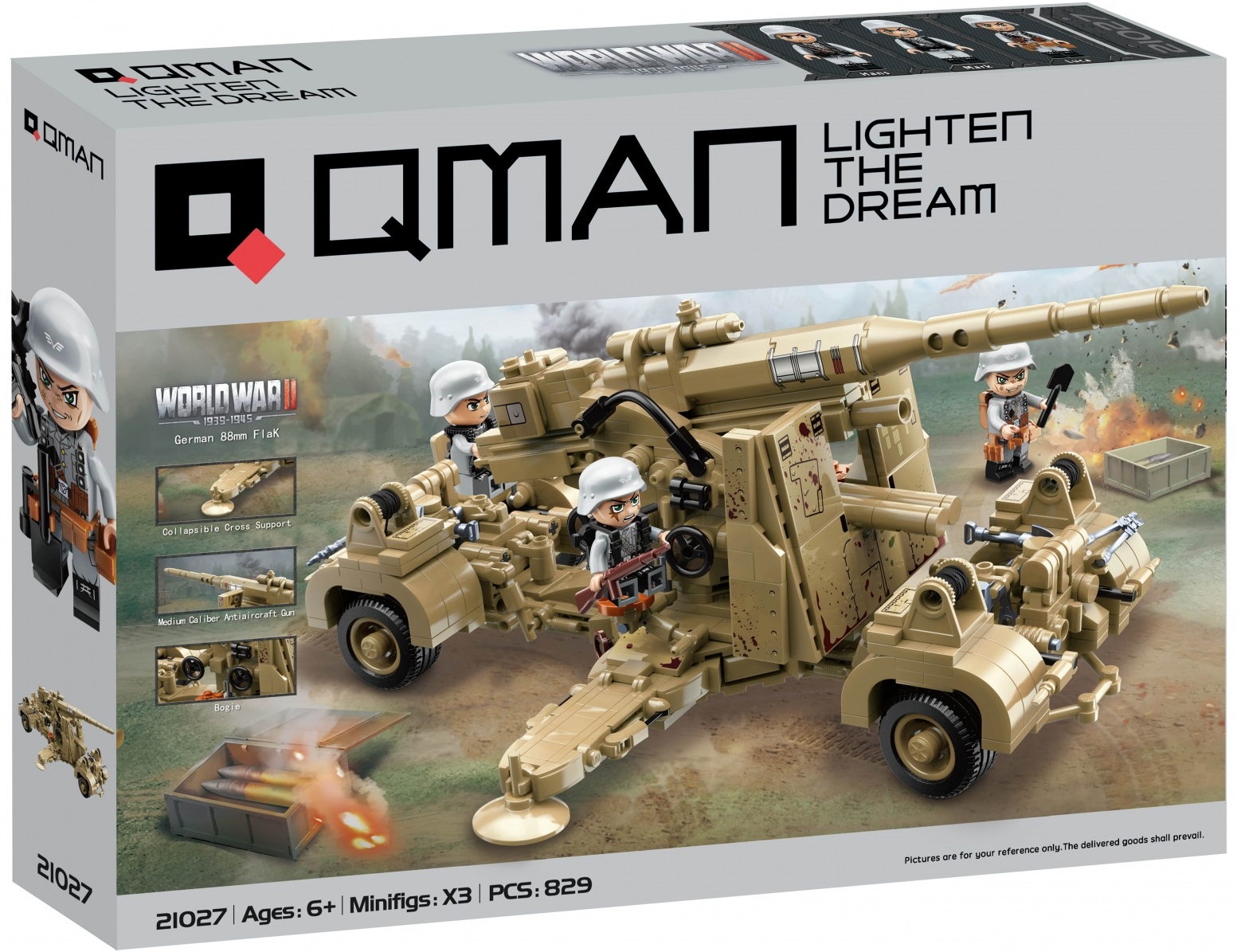Constructor Qman Lighten the dream - Tun german de 88 mm FlaK