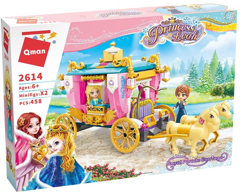 Set de construit Qman -Trasura de parada regala