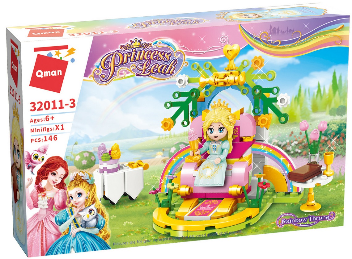 Set constructie Qman Princess Leah - Tronul Curcubeului