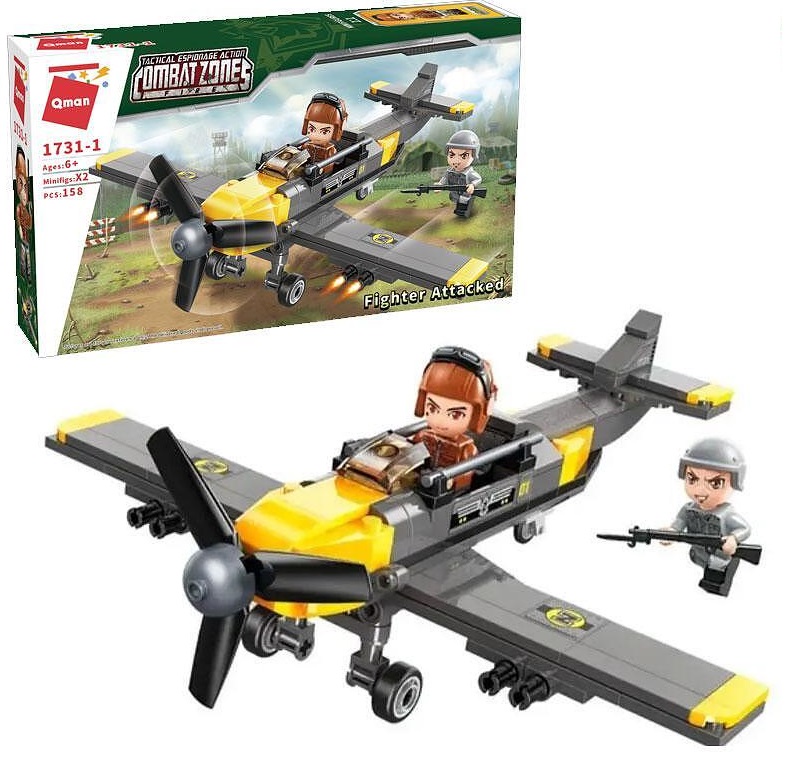 Constructor Qman - Avioane militare, 158 piese